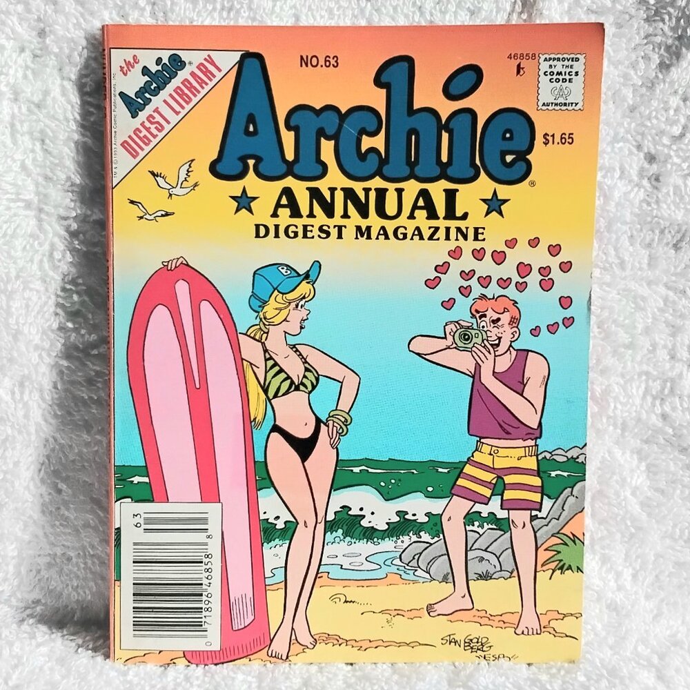 5/$20 1993 Archie Annual Digest Magazine No. 63!!